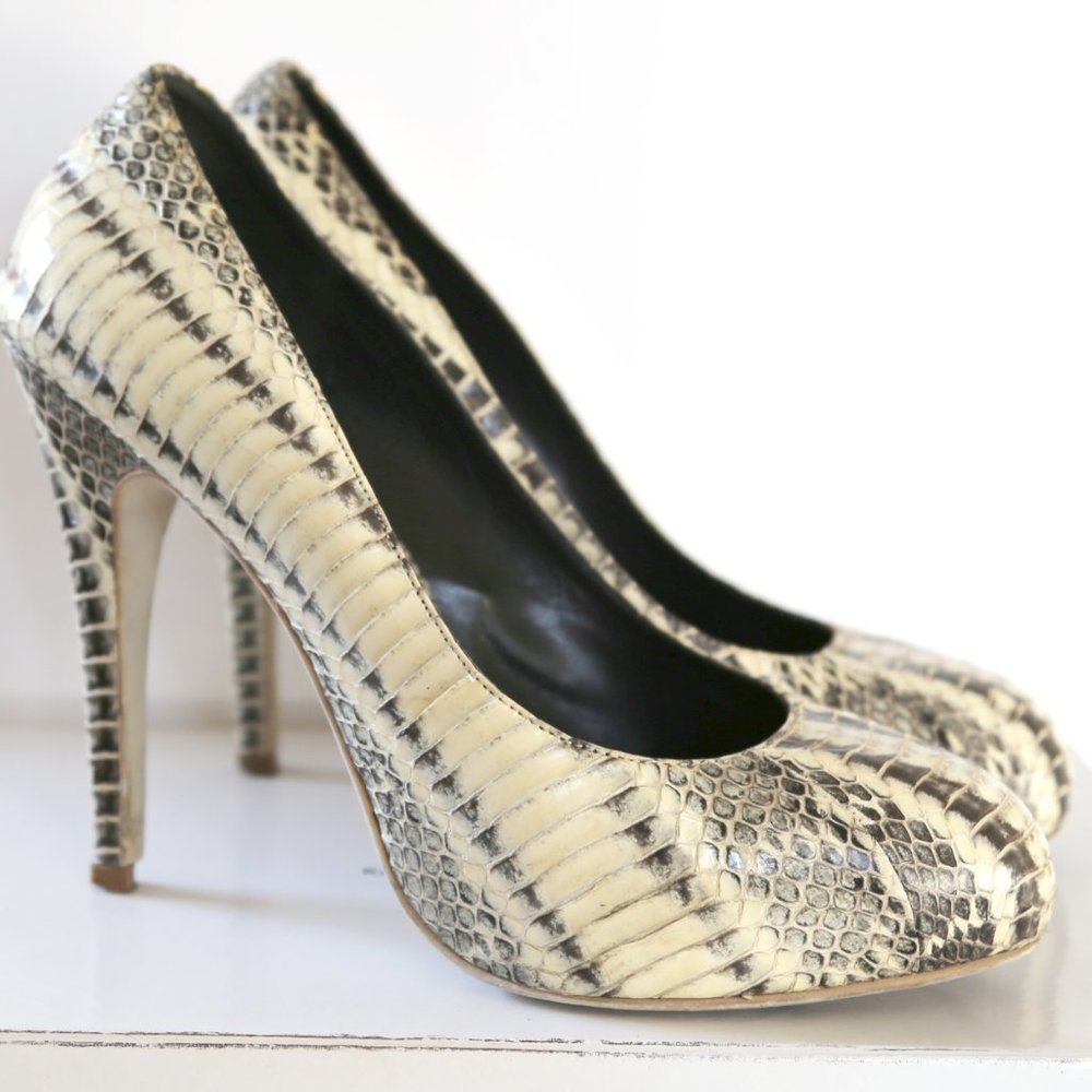 Kathryn Amberleigh - Snake Skin Heel